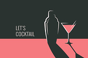 Cocktail party banner.