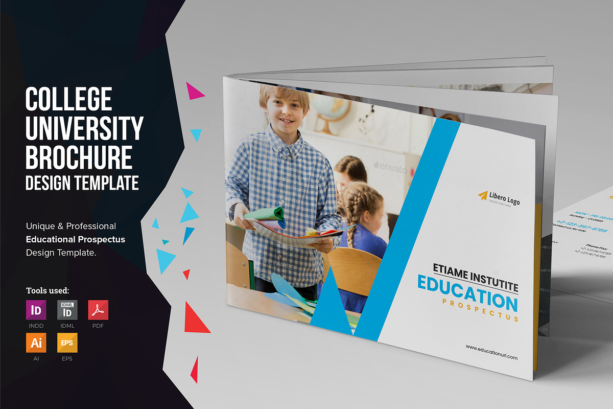 Education Prospectus Brochure v12 in Brochure Templates - product preview 8