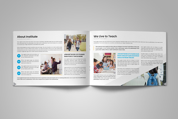 Education Prospectus Brochure v12 in Brochure Templates - product preview 3