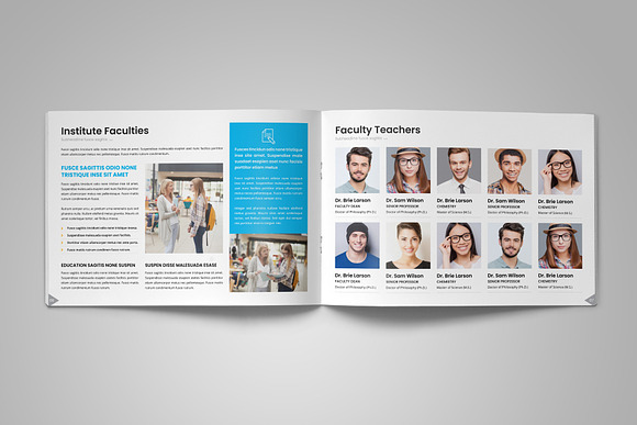 Education Prospectus Brochure v12 in Brochure Templates - product preview 5