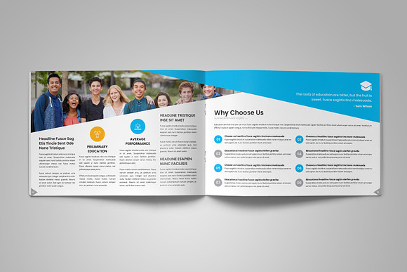 Education Prospectus Brochure v12 in Brochure Templates - product preview 10