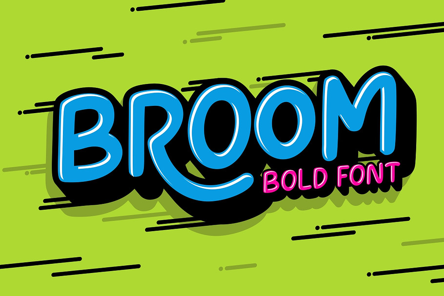 Broom Font For Kids & Fun project in Symbol Fonts