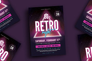 80's Retro Neon Flyer