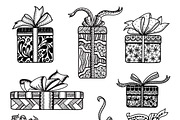 Presents and gifts boxes