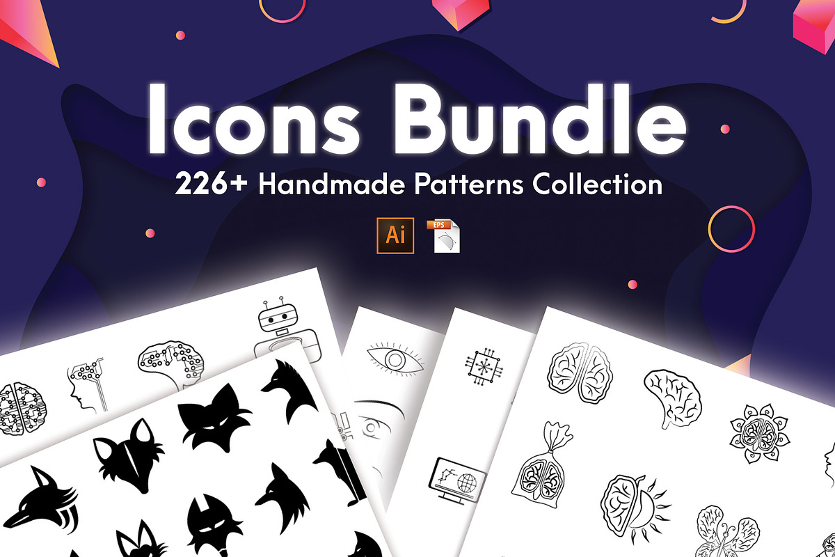 Icons Bundle Handmade Collection in Icons - product preview 8