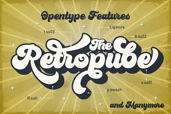 Bratsy - Retro Font in Script Fonts - product preview 2