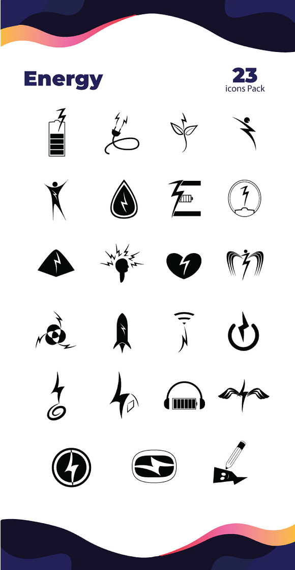 Energy Icons Handmade Collection in Icons - product preview 1