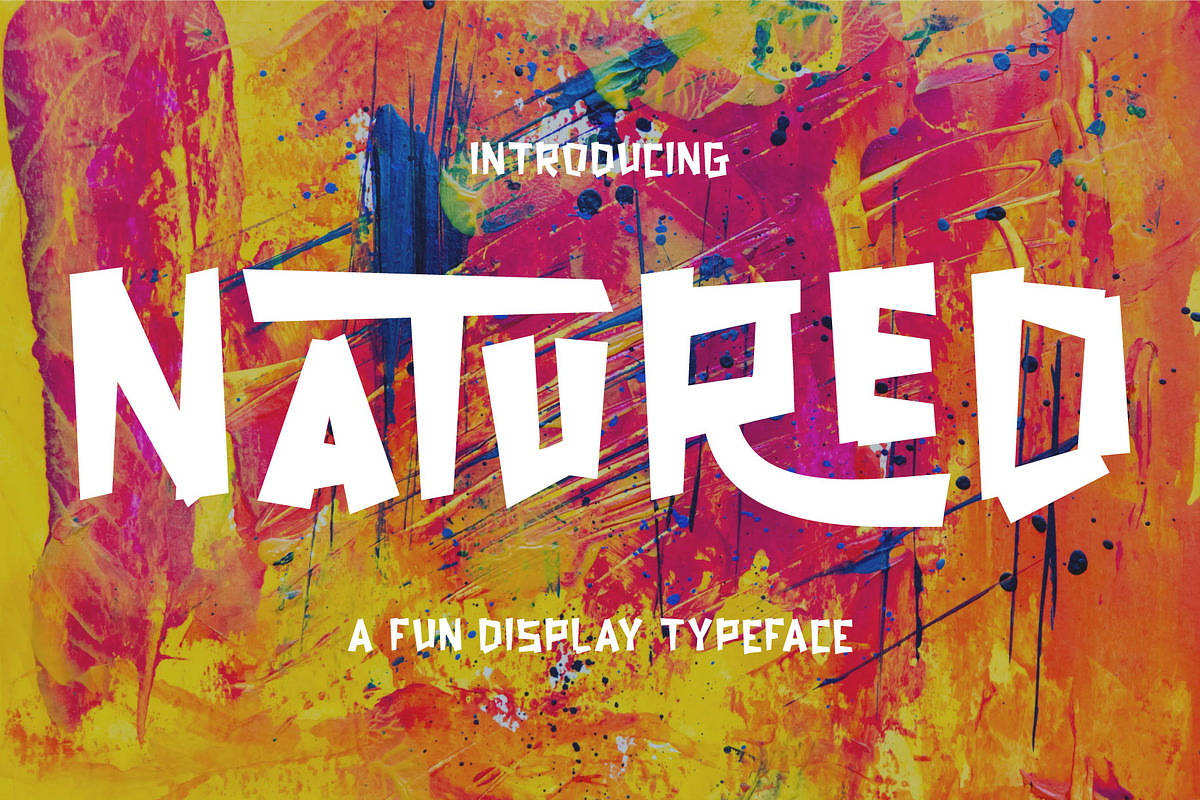 Natured - Modern and Fun Typeface in Display Fonts - product preview 8