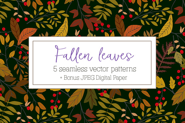 Fallen leaves patterns