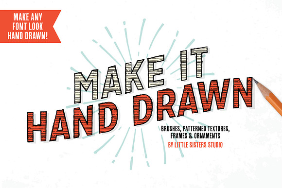 Make It Hand Drawn - Vector Kit in Illustrations - product preview 4