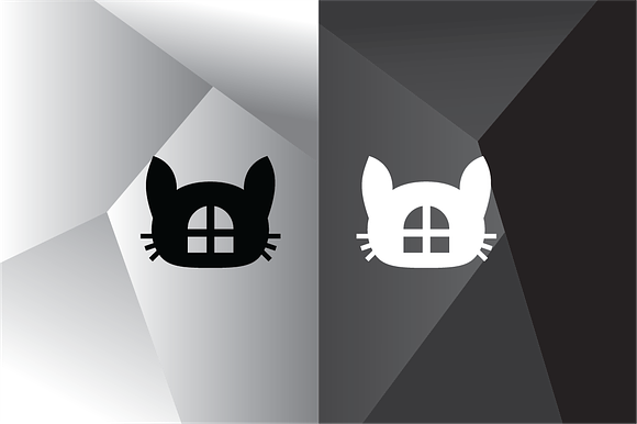 Cat House Logo Template in Logo Templates - product preview 1
