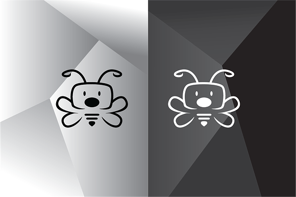 Bee Clown Logo Template in Logo Templates - product preview 1
