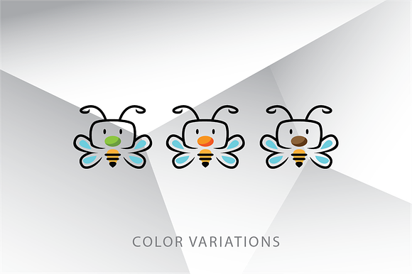 Bee Clown Logo Template in Logo Templates - product preview 2