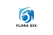 Flora Six Logo Template