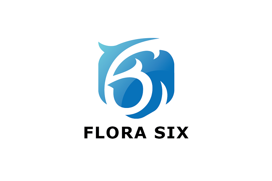 Flora Six Logo Template
