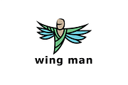 Wing man Logo Template