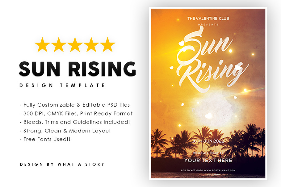 Sun Rising in Invitation Templates - product preview 8