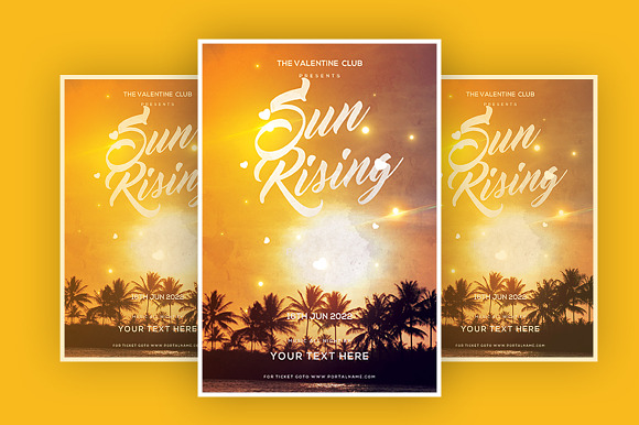 Sun Rising in Invitation Templates - product preview 1