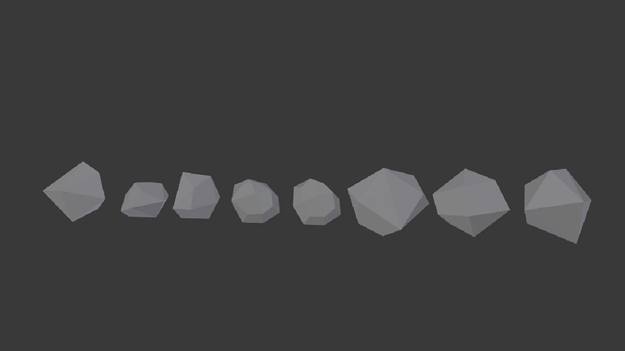 Stone Low Poly in Nature - product preview 3