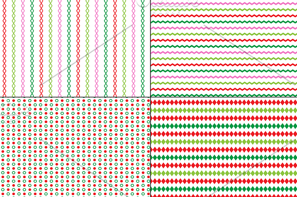 Seamless Christmas Patterns in Patterns - product preview 7