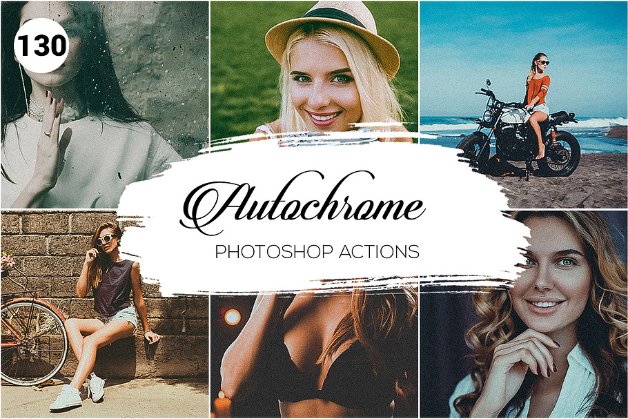130 Autochrome Photoshop Actions in Add-Ons - product preview 8