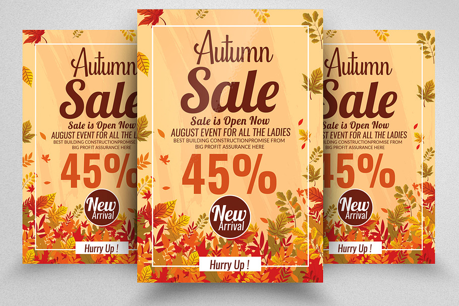 Autumn Sale Flyer/Poster