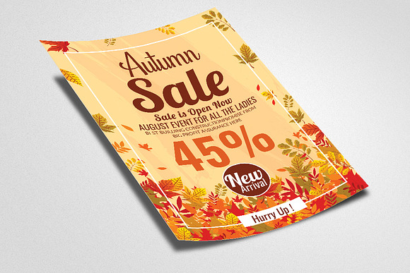 Autumn Sale Flyer/Poster in Flyer Templates - product preview 1