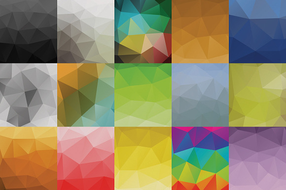 30 Geometric Backgrounds in Patterns - product preview 1