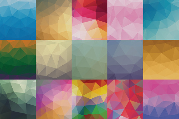 30 Geometric Backgrounds in Patterns - product preview 2