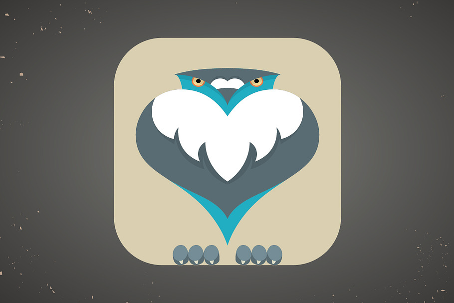 Icon of cute cartoon pigeon in Illustrations - product preview 8