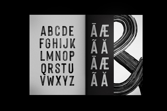 Hackney SVG - Bold Hand-painted Font in Display Fonts - product preview 1