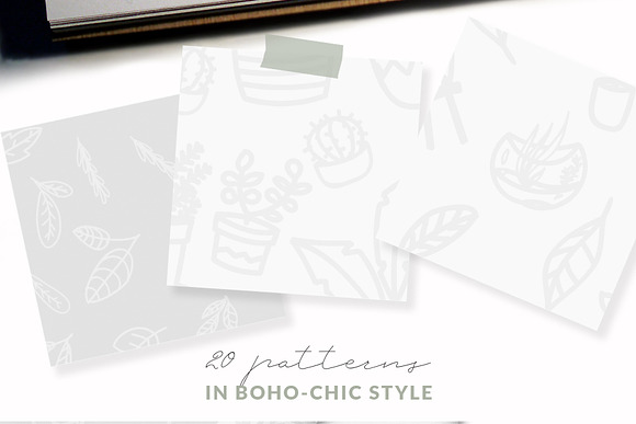 Boho-Chic Seamless Patterns in Patterns - product preview 1
