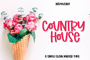 Country House - A Clean Marker Font
