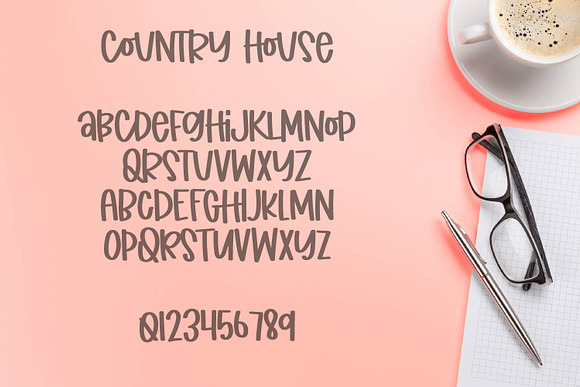 Country House - A Clean Marker Font in Display Fonts - product preview 6
