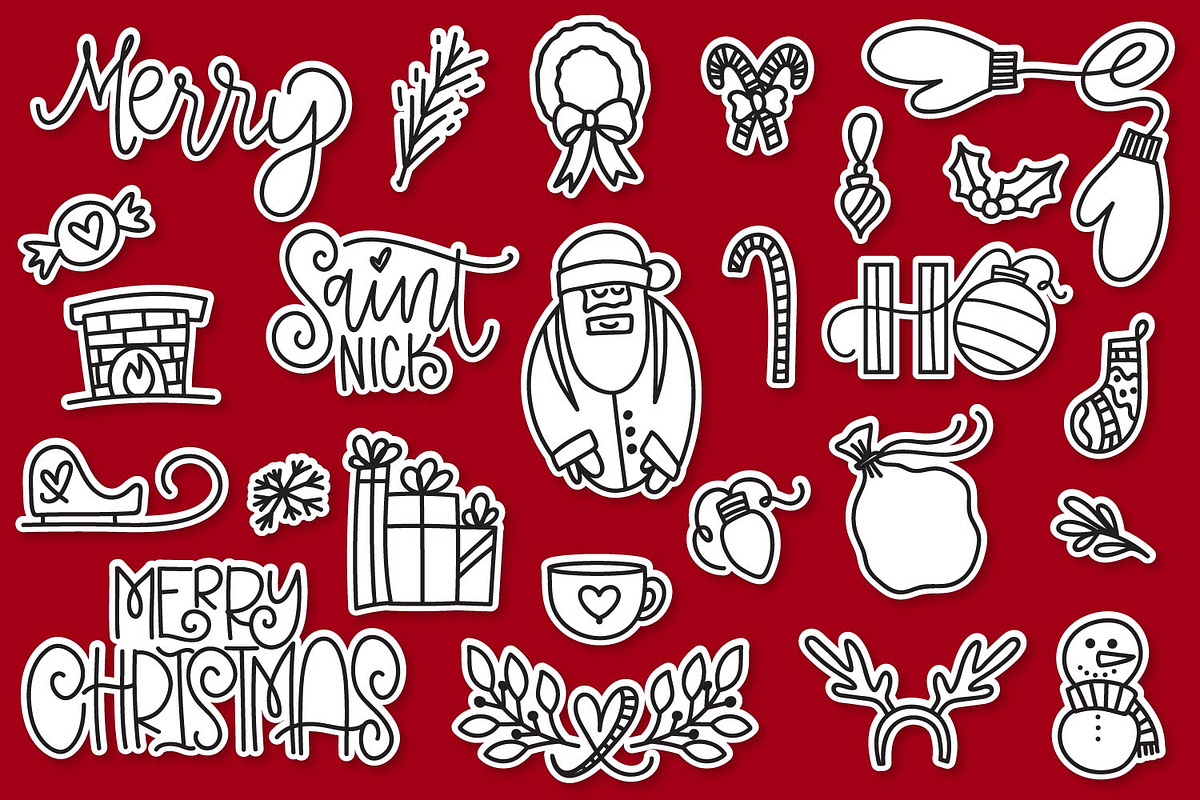 Christmas Dingbat Font in Symbol Fonts - product preview 8