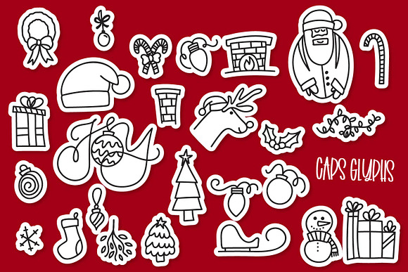 Christmas Dingbat Font in Symbol Fonts - product preview 3