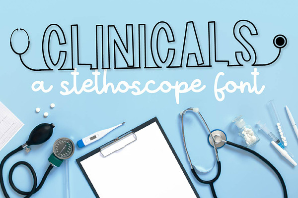 Clinicals - A Nurse Font Stethoscope