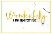 Wonderfully - A Font Duo