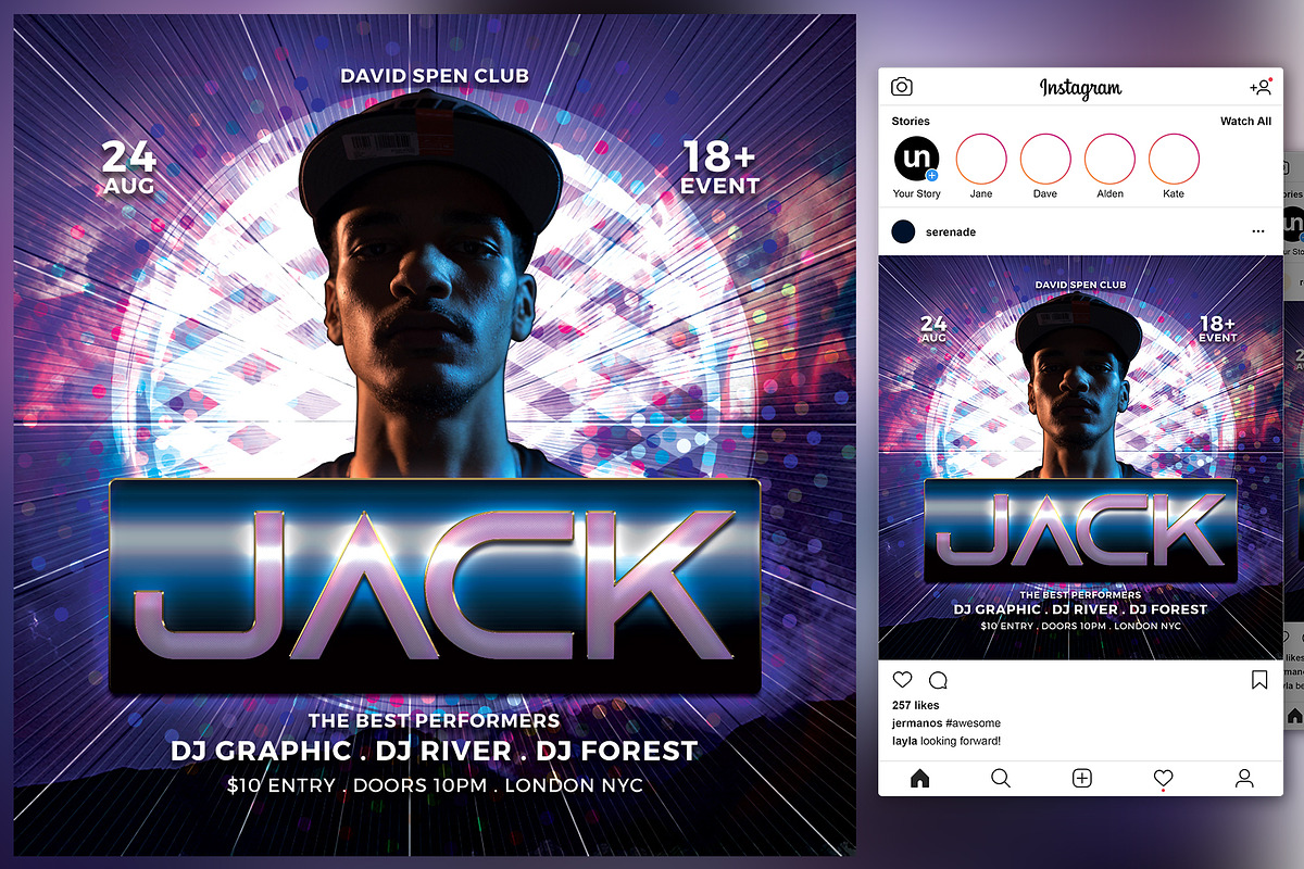 Club DJ Flyer in Flyer Templates - product preview 8