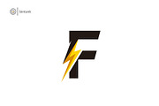 Flash Letter F Logo