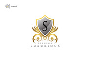 Classy Shield Letter S Logo