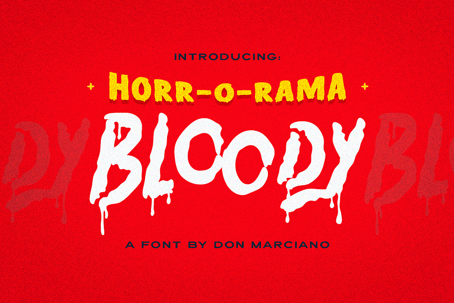 Bloody Scary Font in Display Fonts - product preview 8