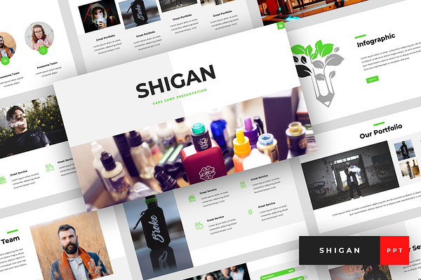 Shigan - Vape Shop PowerPoint