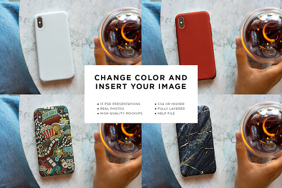 iPhone Case Mock-Up Lifestyle in Product Mockups - product preview 8