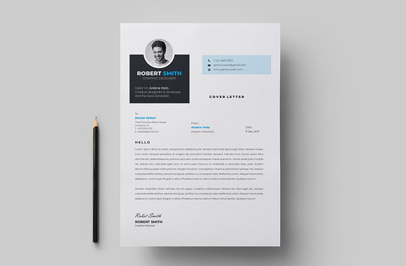 Resume Template in Letter Templates - product preview 3