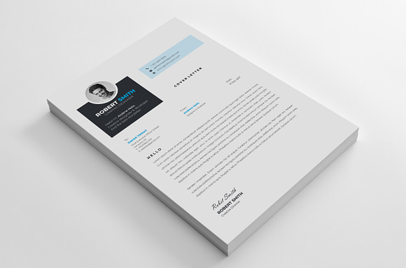 Resume Template in Letter Templates - product preview 4