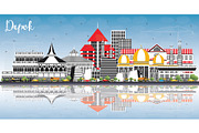 Depok Indonesia City Skyline