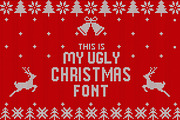 Christmas Knitted Font