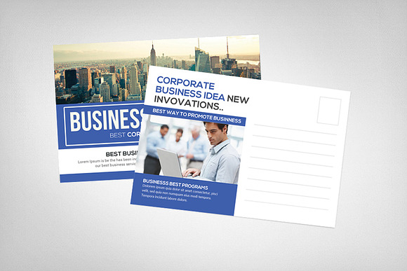 Corporate Business Postcard Template in Postcard Templates - product preview 1