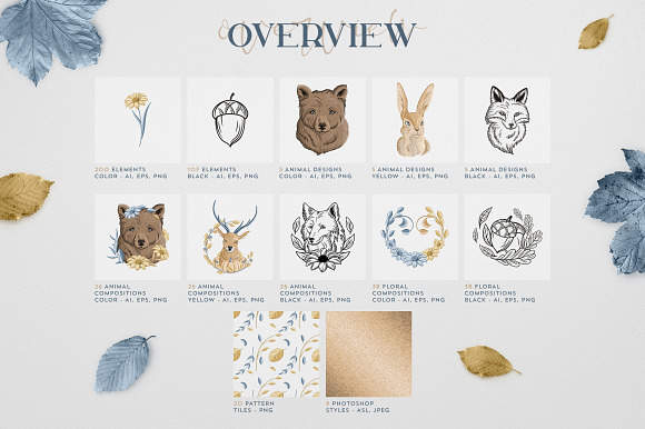 Forever Fall Graphics | 500+ objects in Illustrations - product preview 1